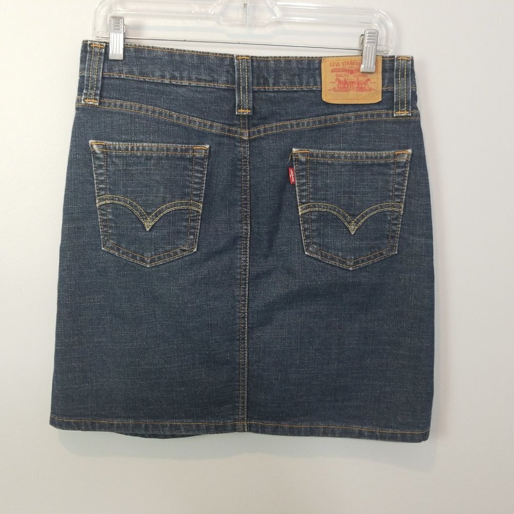 Levi's Denim Jean Skirt 5 Juniors 30x18.5 5 pocket